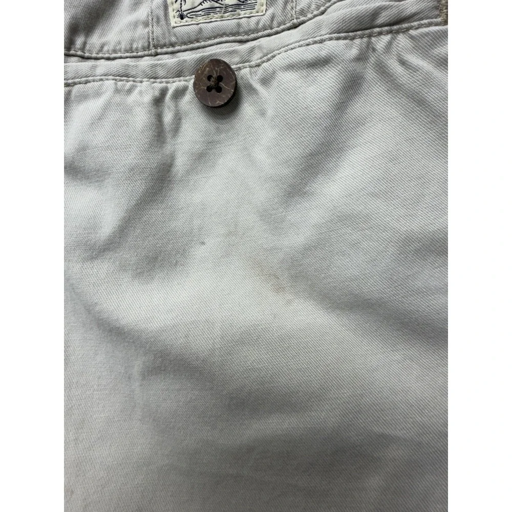 Faherty Shorts Mens 30 Beige Organic Cotton‎ Stretch Chino 8 Inseam Casual